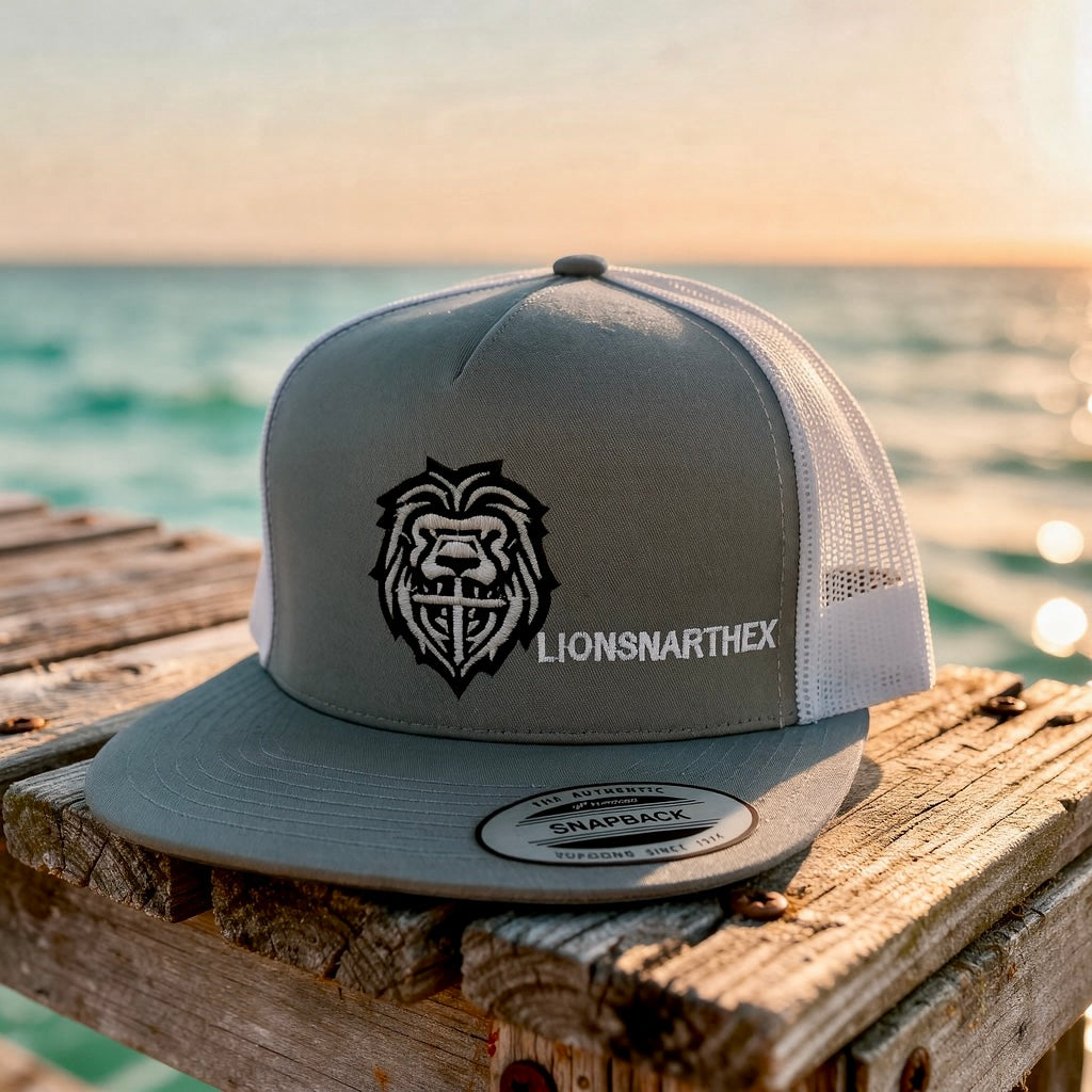 LionsNarthex Trucker Snapback – Premium Poly/Cotton Blend