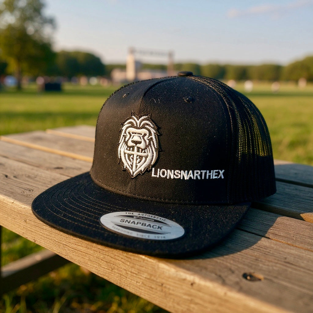 LionsNarthex Trucker Snapback – Premium Poly/Cotton Blend