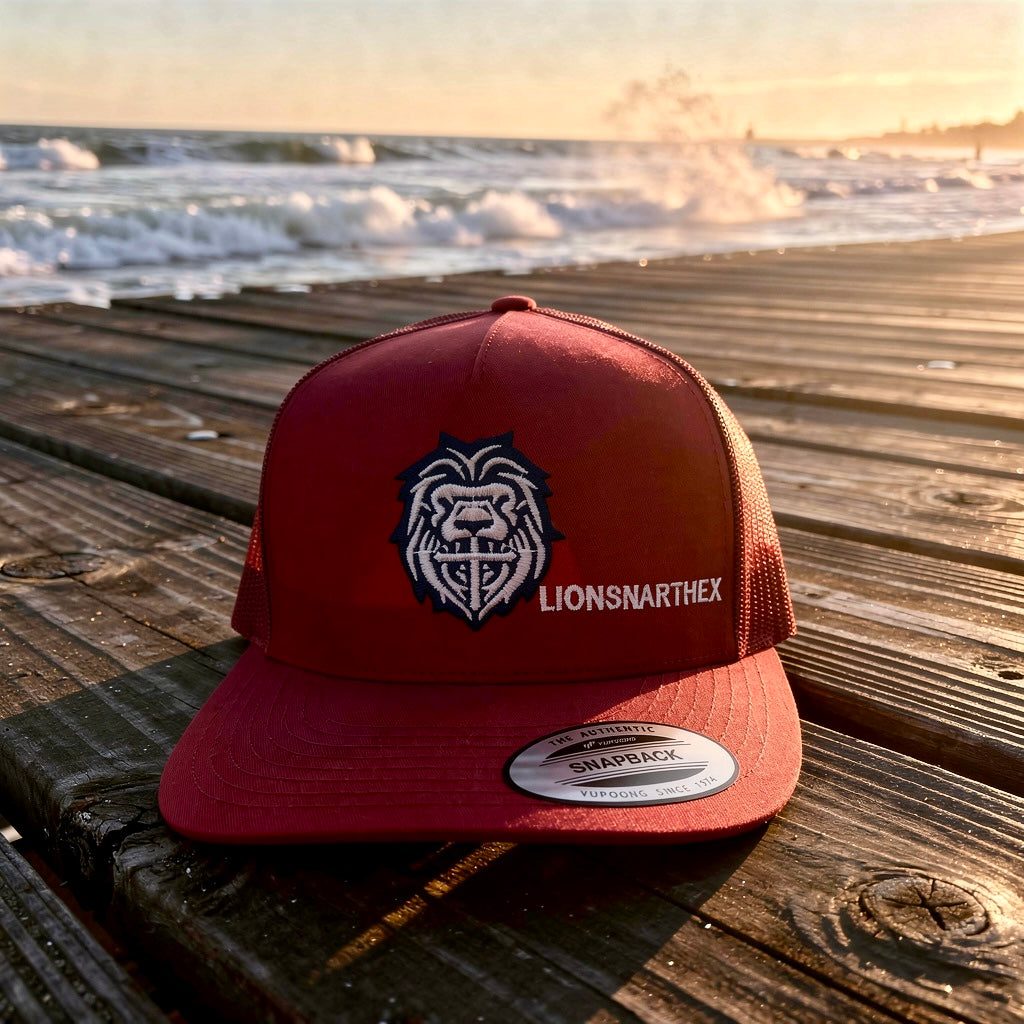LionsNarthex Trucker Snapback – Premium Poly/Cotton Blend