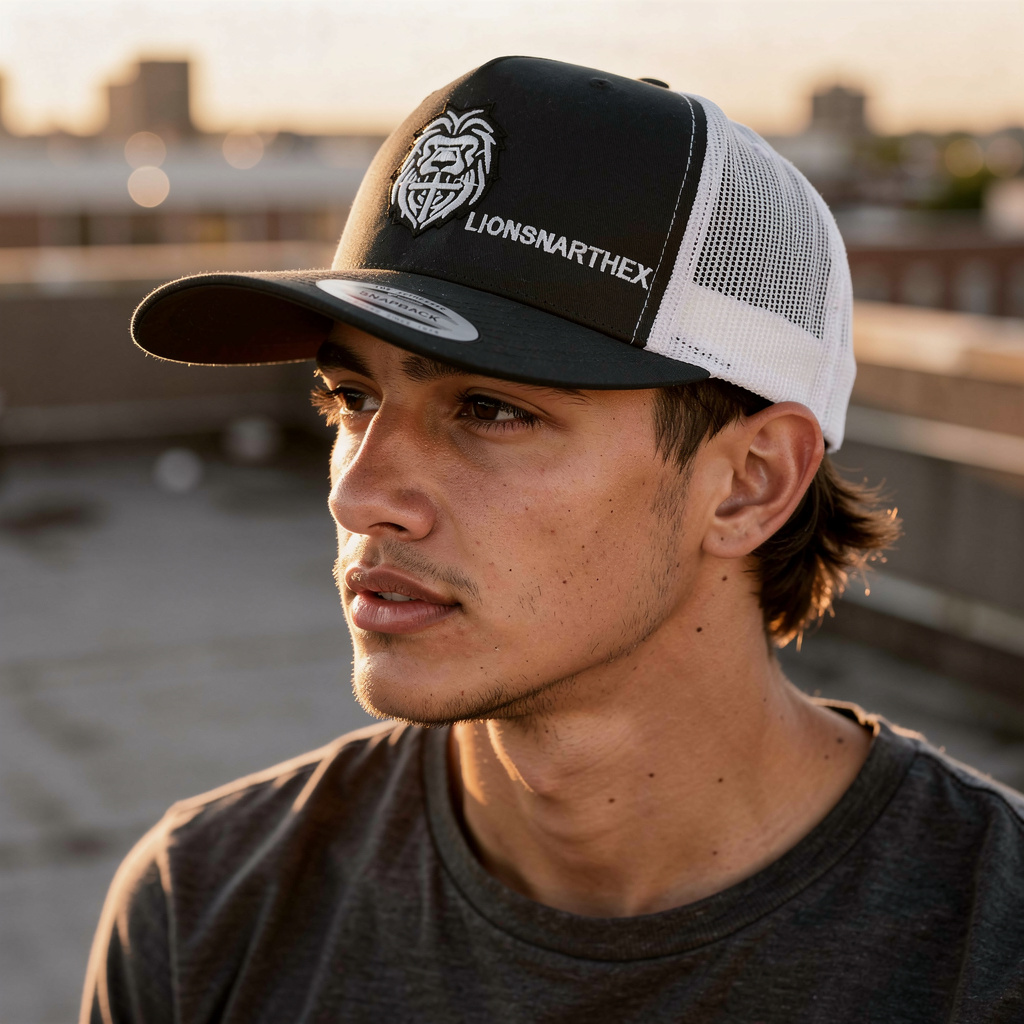 LionsNarthex Trucker Snapback – Premium Poly/Cotton Blend