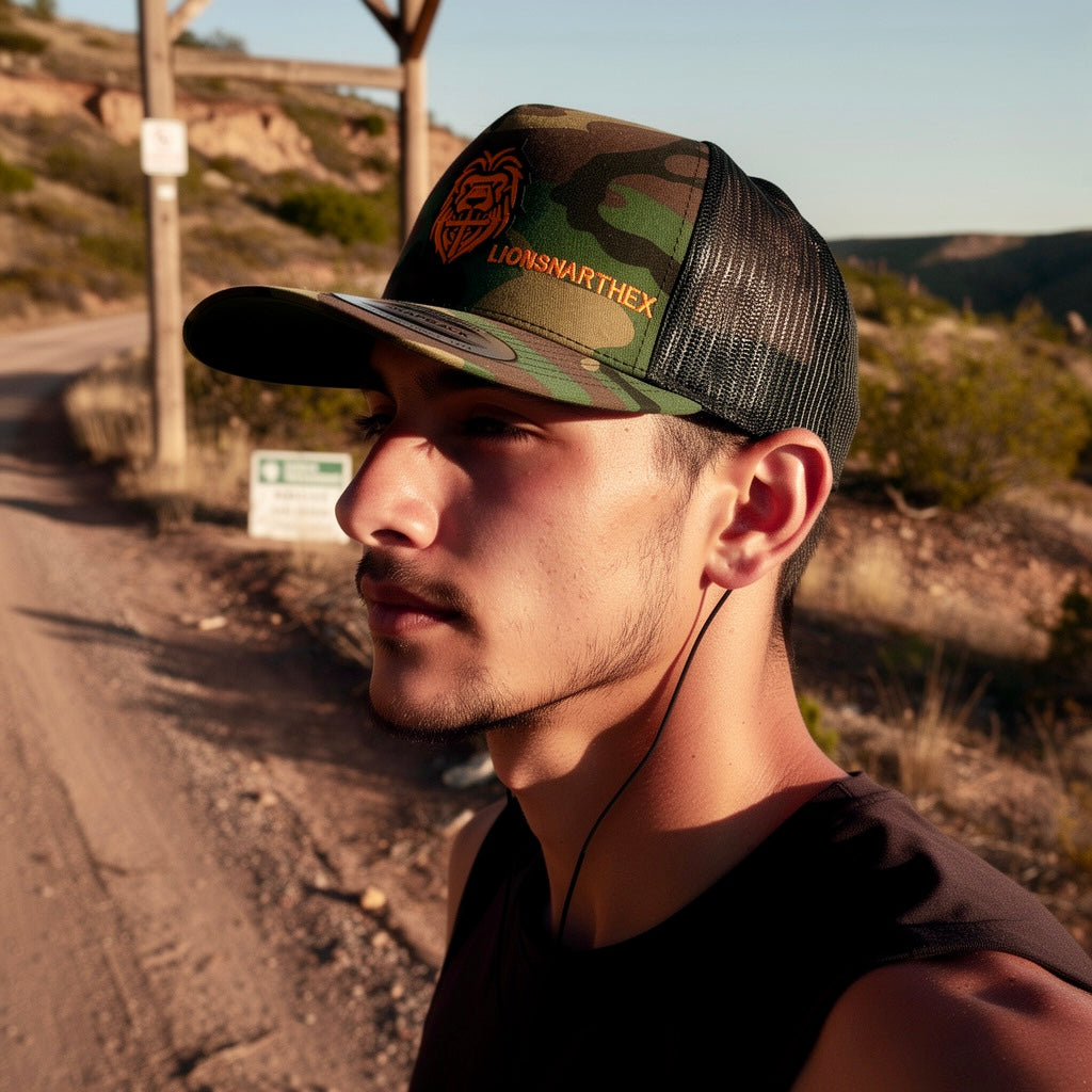 LionsNarthex Trucker Snapback – Premium Poly/Cotton Blend