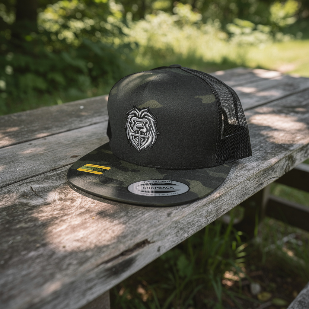 LionsNarthex Trucker Snapback – Premium Poly/Cotton Blend